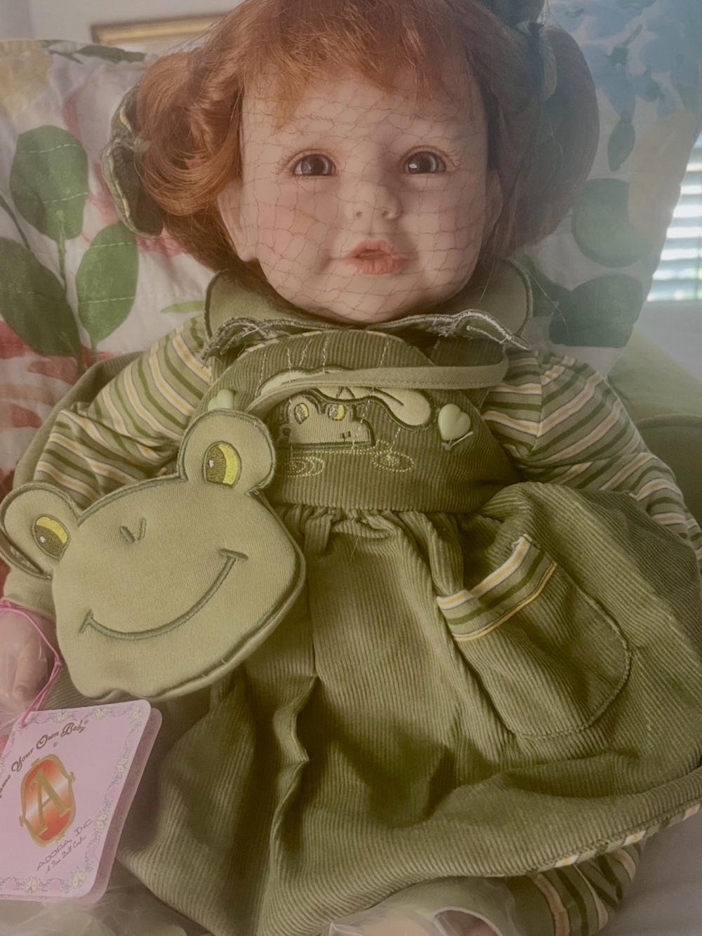 NAME YOUR OWN BABY collectible doll.RETIRED